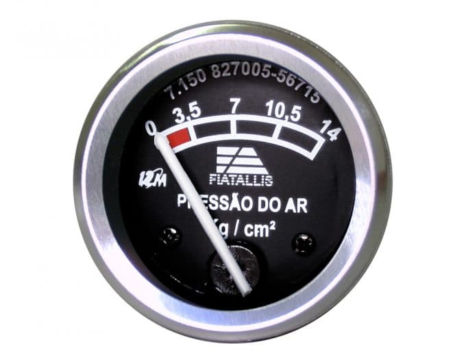 MANOMETRO AR 0>14KG/CM² 52MM ROSCA 7/16X20 FIAT