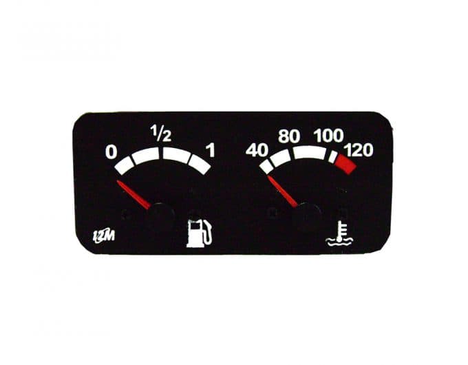 RELOGIO COMBUSTIVEL/TEMPERATURA 24V SCANIA S4