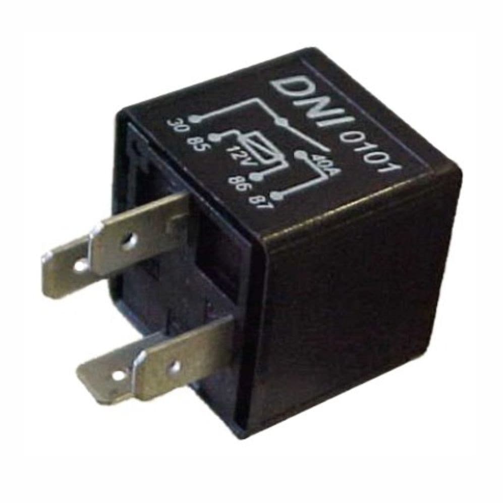 RELE AUX. 4T 40A 12V PINO INVERTIDO