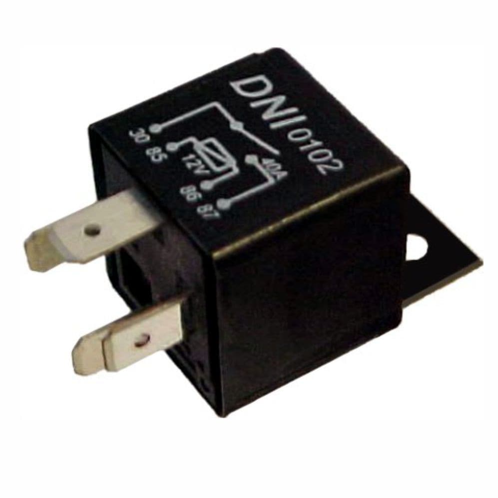 RELE AUX. UNIV. 4T 40A 12V C/S