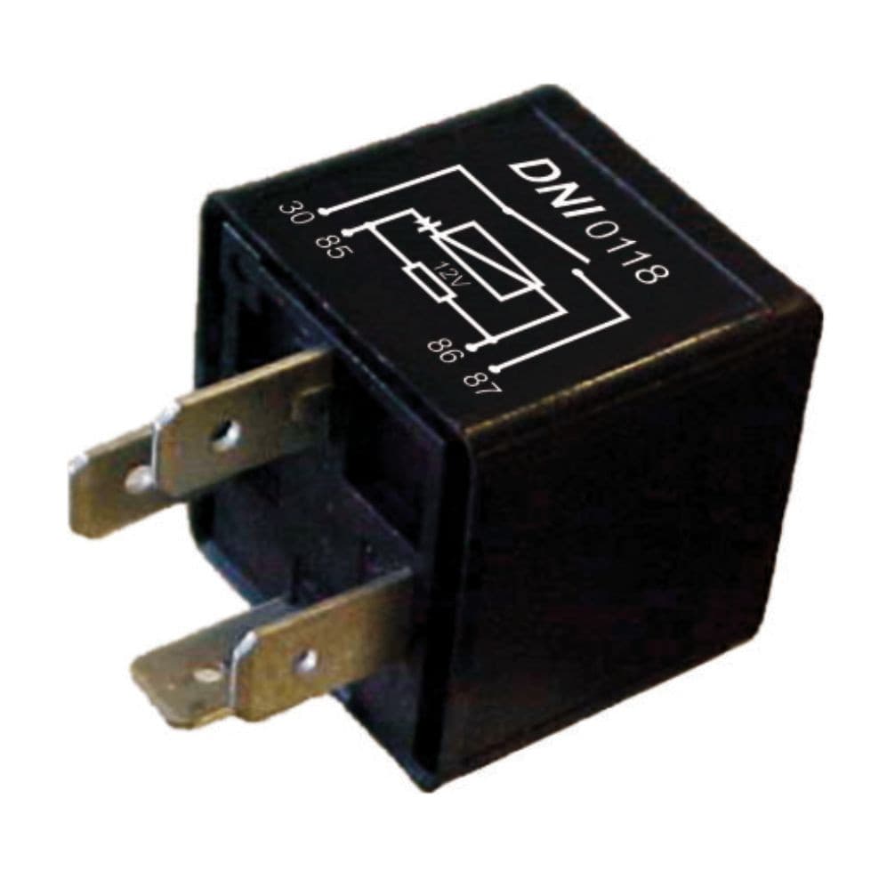 RELE AUX. 4T 40A 12V C/POLARIZAÇÃO