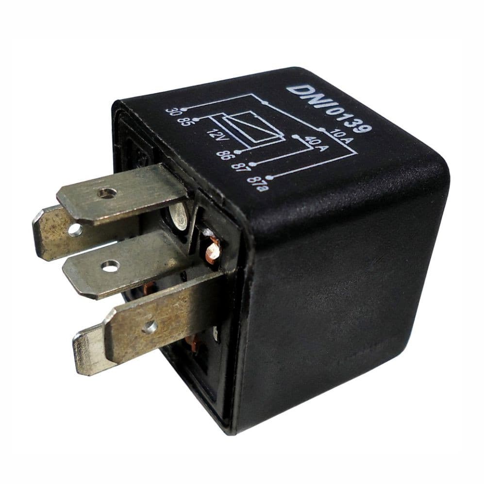 RELE AUX. 5T 40/10A 12V