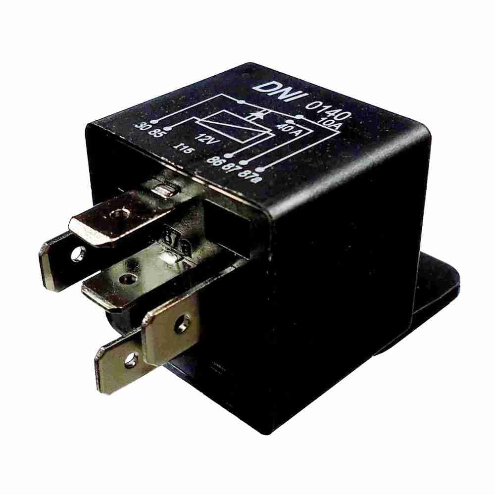 RELE AUX. UNIV. 5T 40/10A 12V C/S