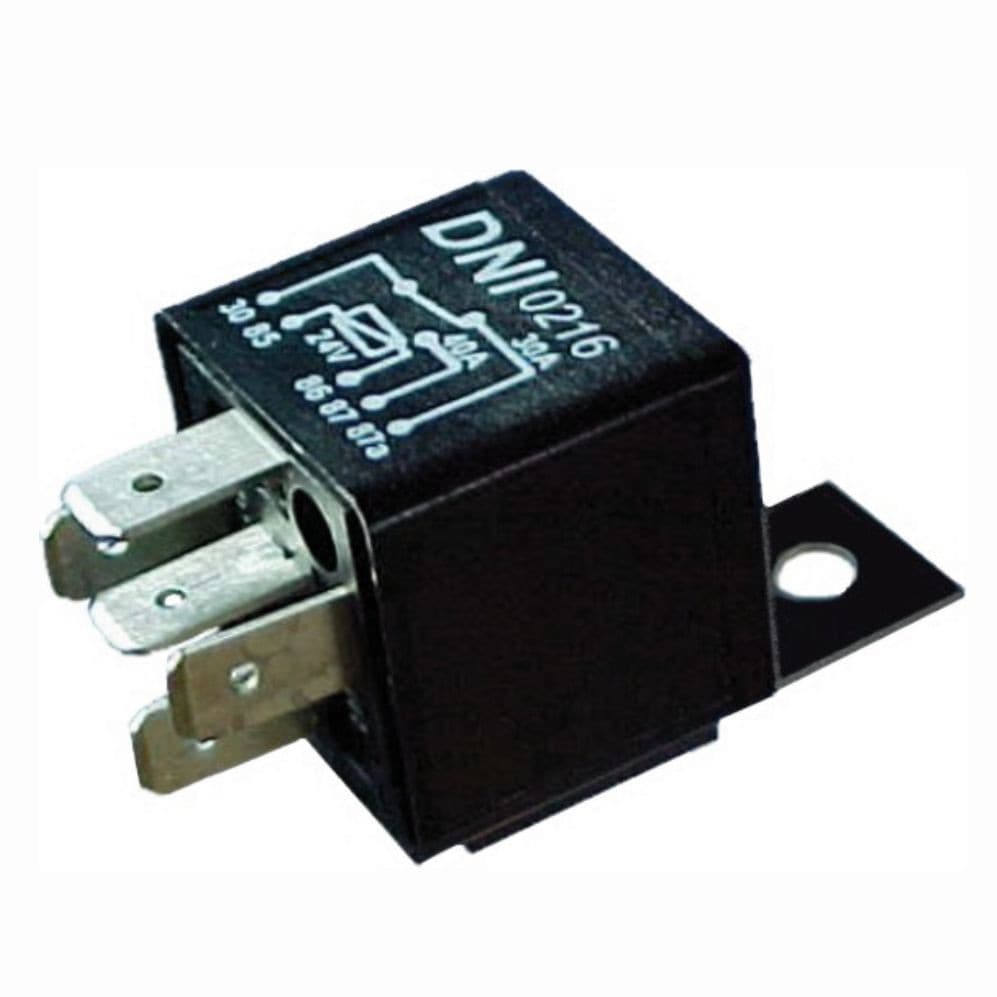 RELE AUX. UNIV. 5T 40/30A 24V C/S