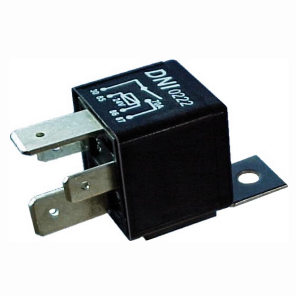 RELE AUX. UNIV. 4T 70A 24V C/S