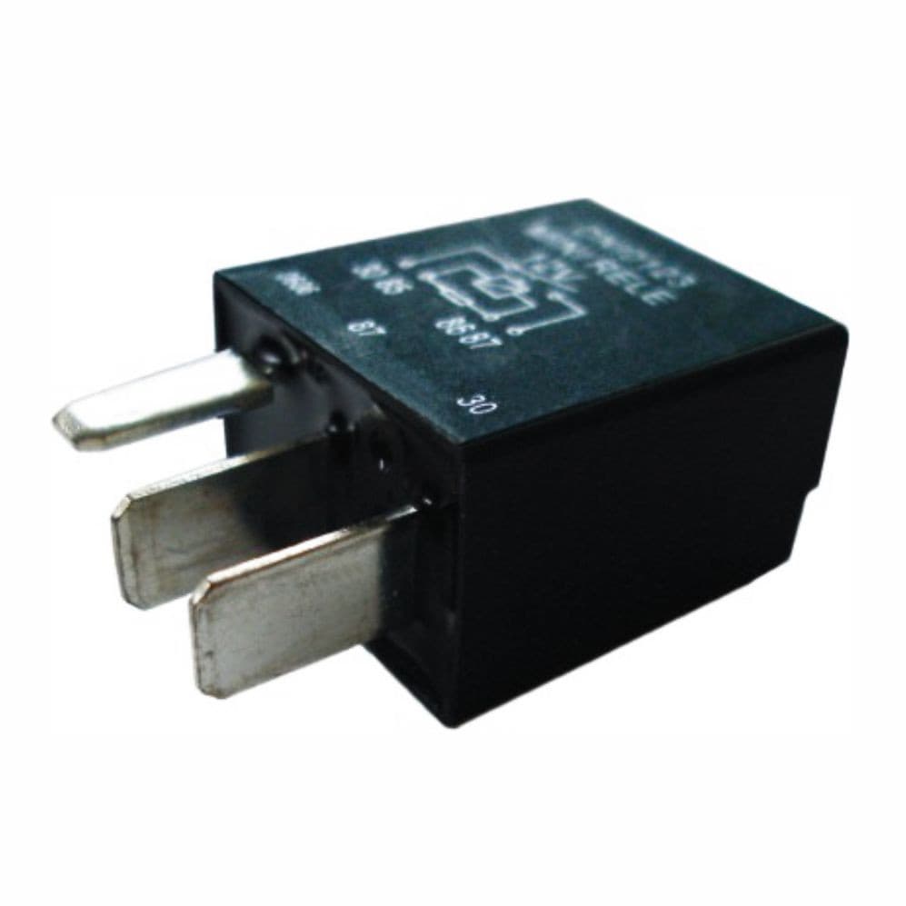 RELE MINI AUX.S/SUPORTE 4T 24V