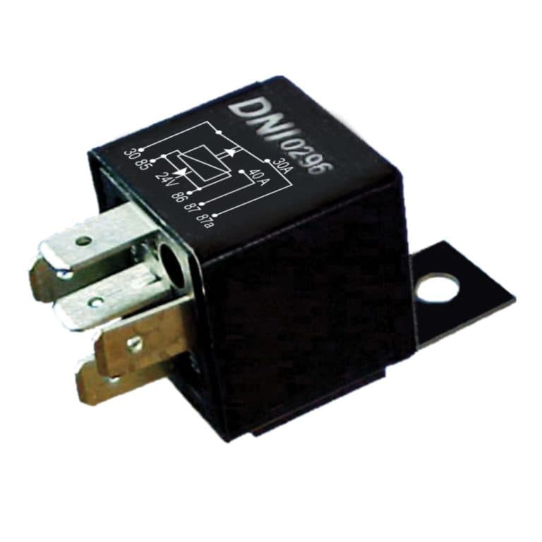 RELE AUX REVERSOR C/DIODO IVECO/CASE/VOLVO 24V 5TE