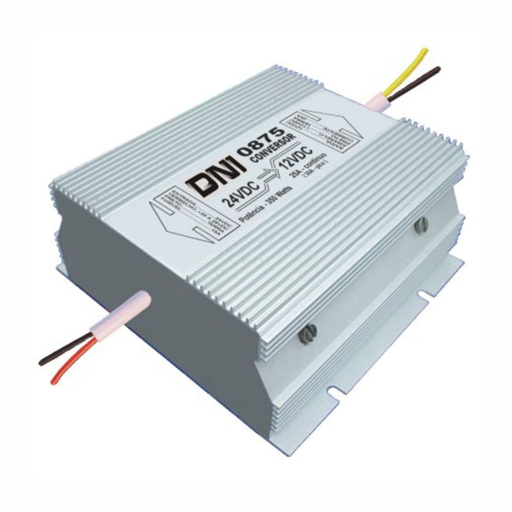 CONVERSOR TENSAO 24V P/12V 25A 350W