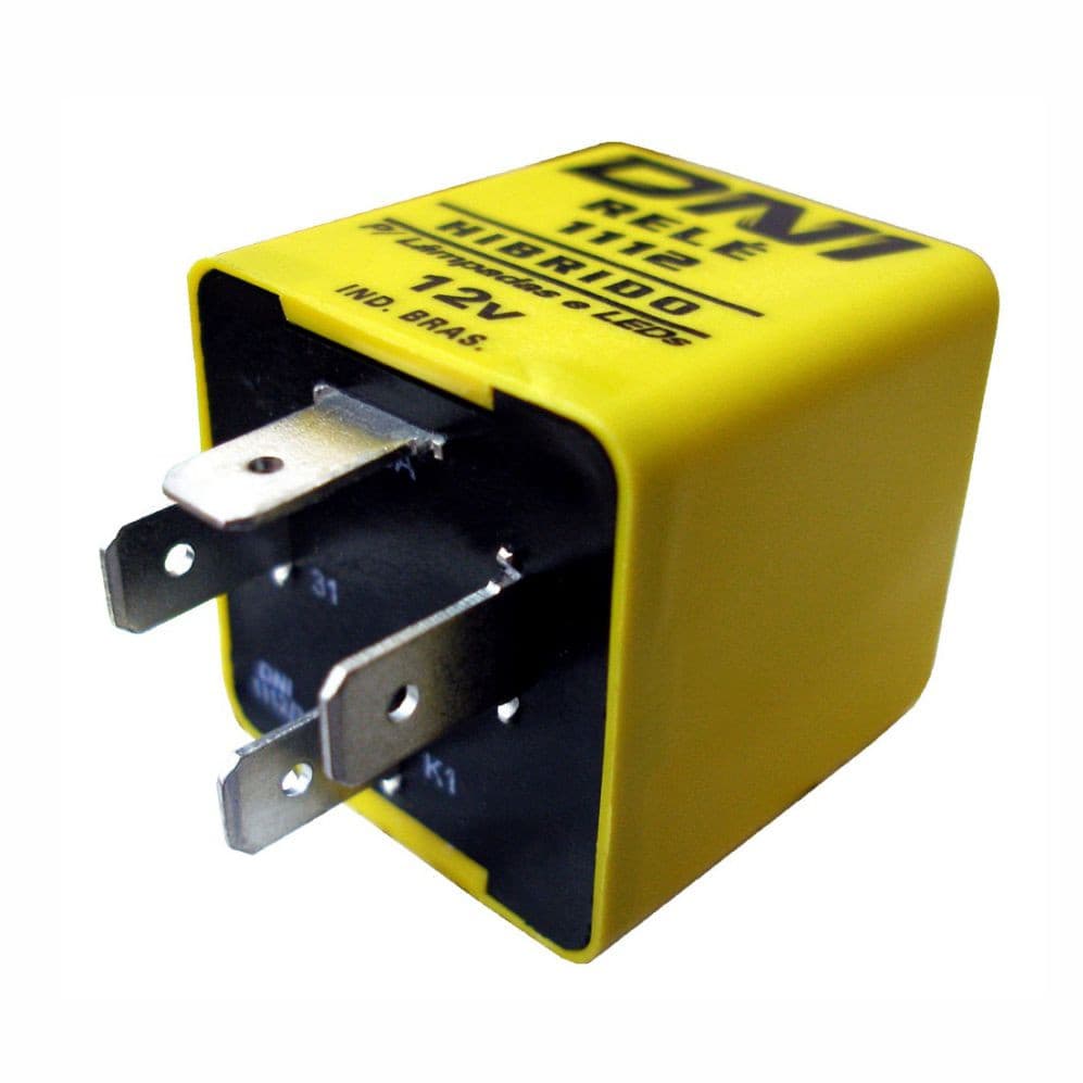 RELE DE PISCA HIBRIDO 12V. LAMPADA LED