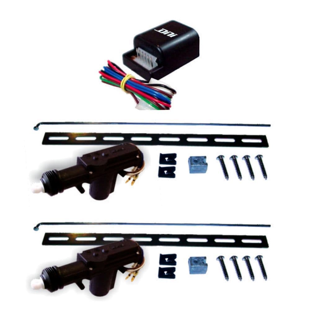 KIT TRAVA ELETRICA 2/5 FIOS UNIVERSAL 12V