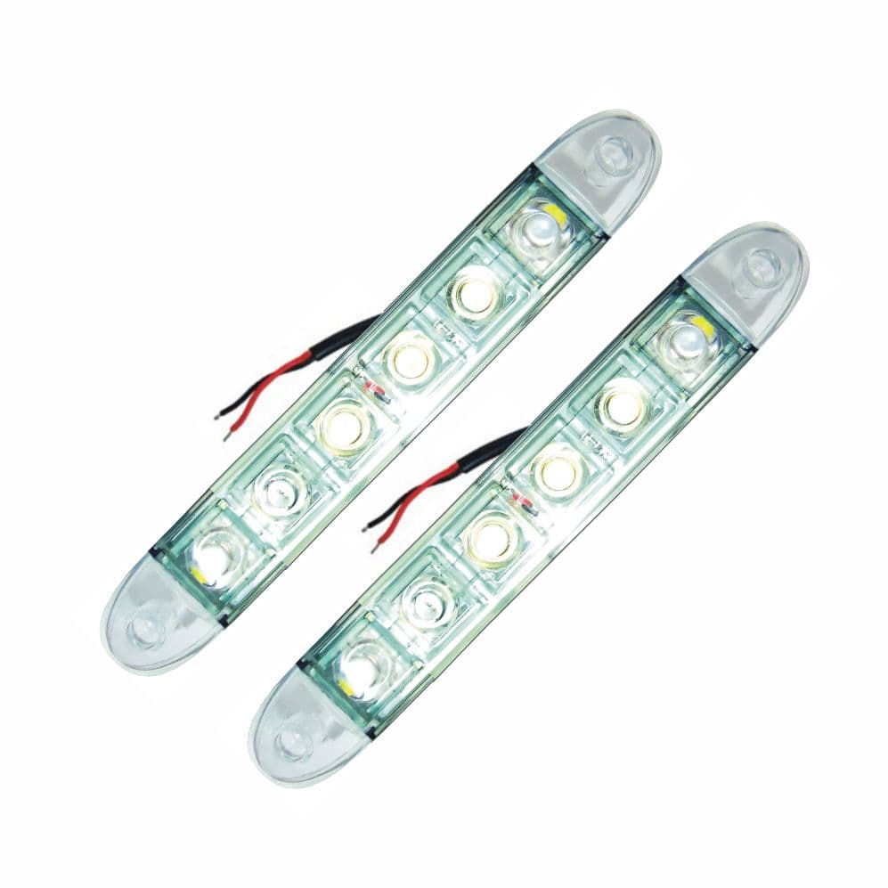 SUPERLED LIGHT 6 LEDS 12V 2 WATTS LUZ BRANCA