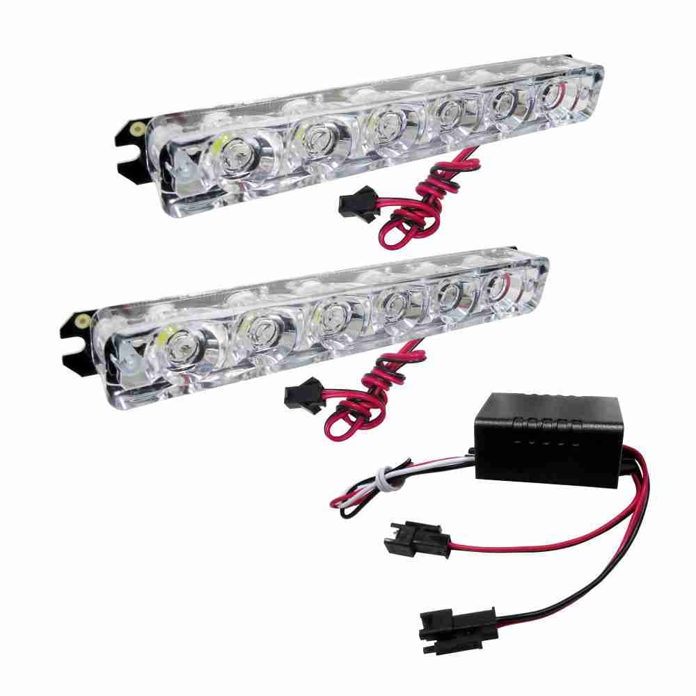 KIT STROBO BRANCO 2 BARRAS BIVOLT