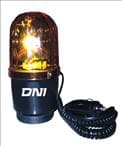 GIROFLEX LUZ ROTATIVA C/ LENTE CO R AMBAR 24V-