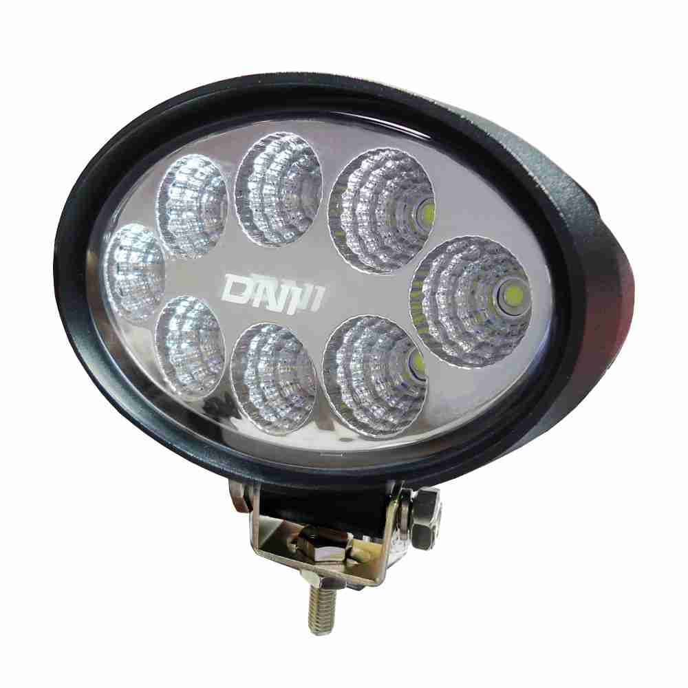FAROL TRABALHO OVAL COM LEDS 24W  9 A 48VDC