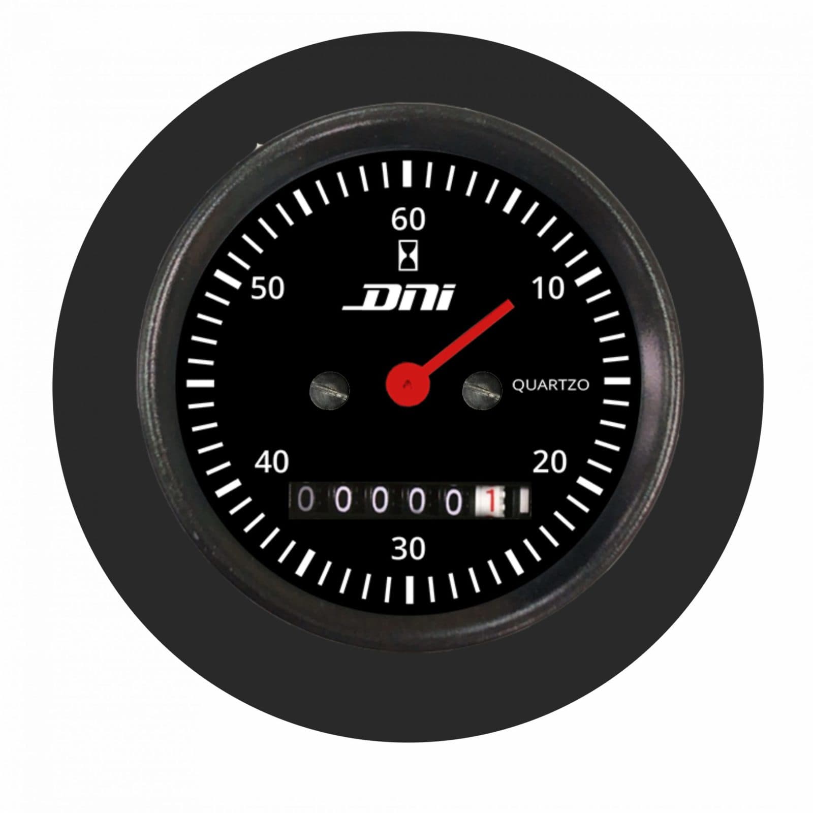 HORÍMETRO COM ILUMINAÇÃO E AMORTECEDOR 52MM BIVOLT