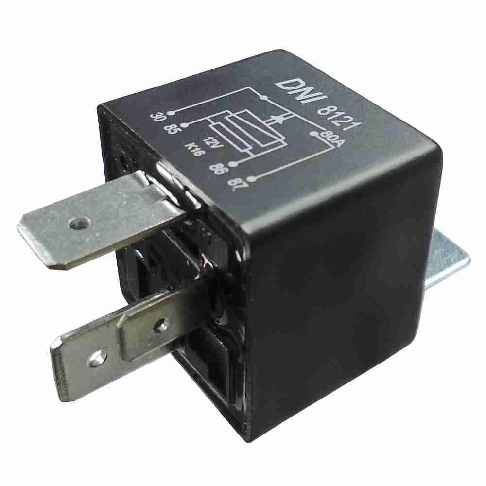 RELE AUX.S/SUP.REM.UNIV.12V/80A 4 TERMINAIS