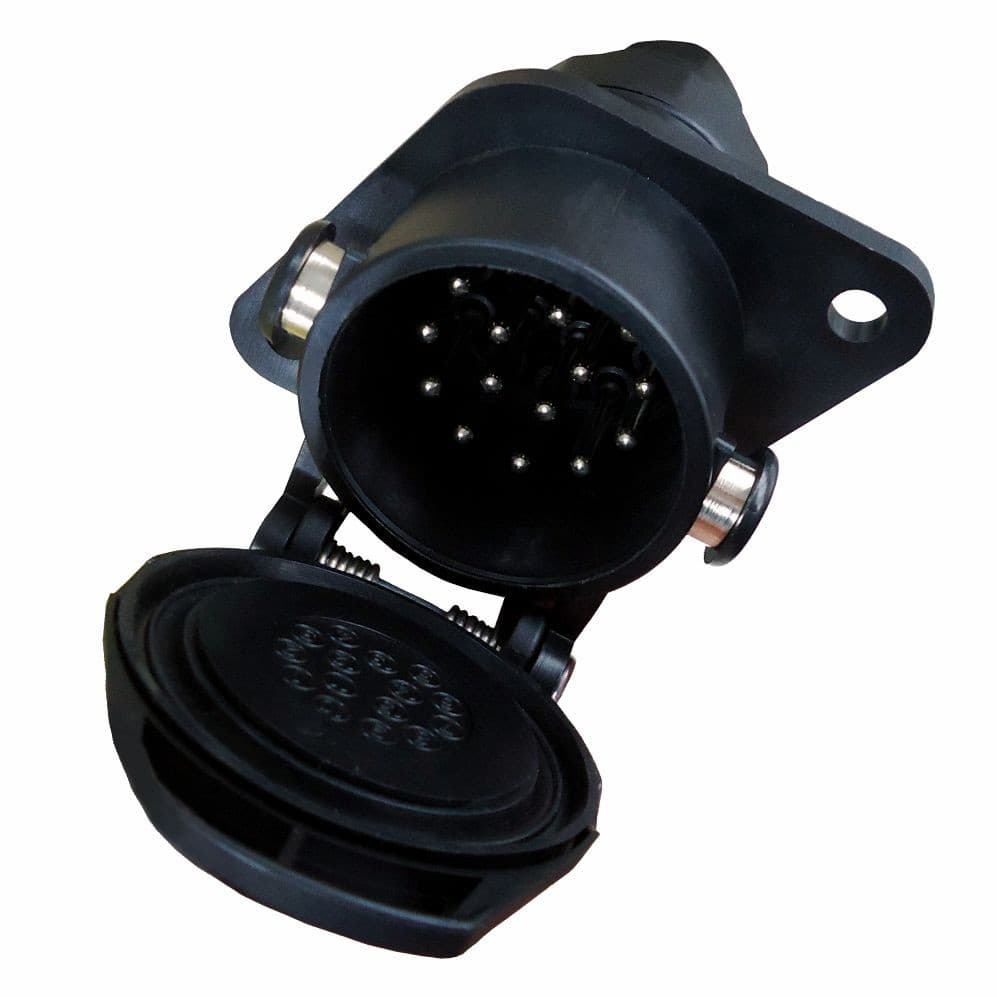 TOMADA ELETRICA 15 POLOS FEMEA PARA ABS/RASTR