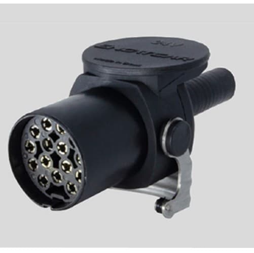 TOMADA ELETRICA 7 POLOS MACHO PARA ABS/RASTR