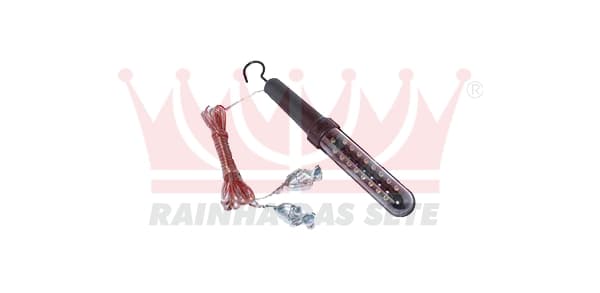 PENDENTE DE LED COM GARRA DE BATERIA 8MT BIVOLT