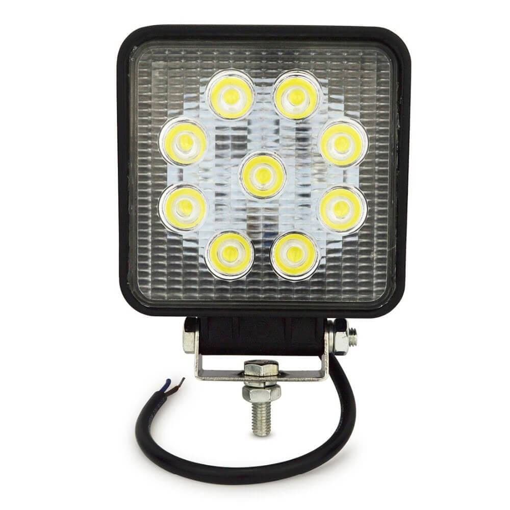 FAROL AUX. QUADRADO 9 LED BIVOLT 27W SMD