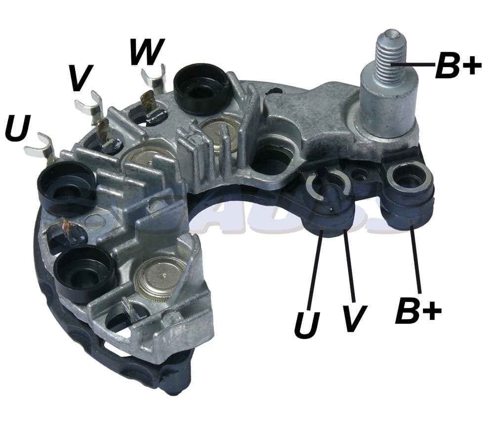 RETIFICADOR GM, VALEO 120A DIODOS 6X50A ZENER