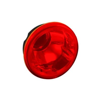LANTERNA TRAS DIAMANTADA VERMELHA ACRILICA
