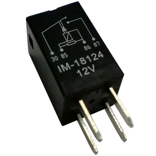 RELE MINI AUX.SPIN 4 TERMINAIS 12V TIPO AGULHA