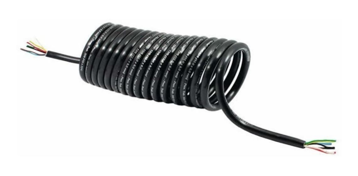 CHICOTE ESPIRAL 7 VIAS 6.5 MTS FIO 1,50 M