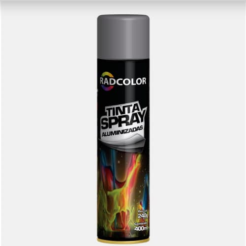 TINTA SPRAY PRATA 400 ML 240G
