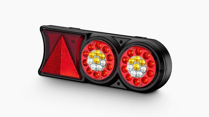 LANT. TRAS. UNIVERSAL TWO LED LD CON.FAST.