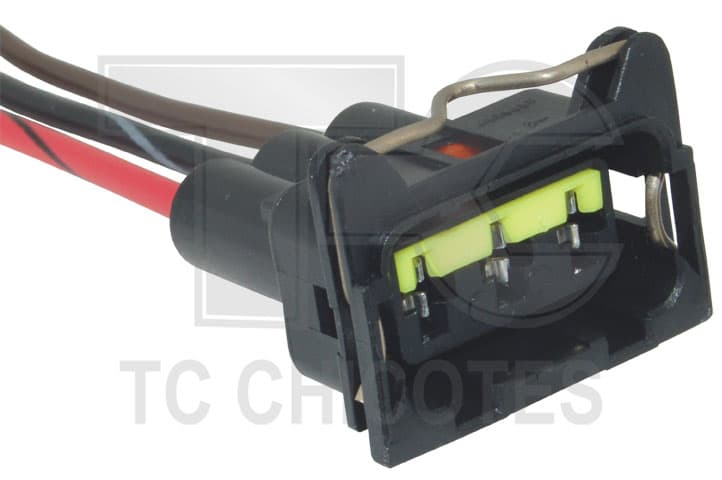 CONECTOR 3 VIAS CEBOLAO RADIADOR C/FIO