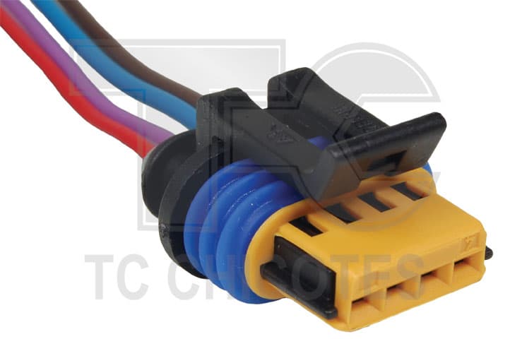CONECTOR 4 VIAS FLUXO MASSA AR C/FIO