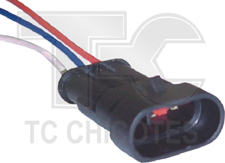 CONECTOR 3 VIAS INJ.EL/POS.BORB.COM FIO