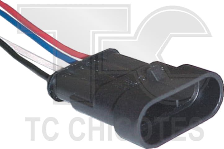 CONECTOR 4 VIAS ATUADOR MARCHA LENTA C/ FIO