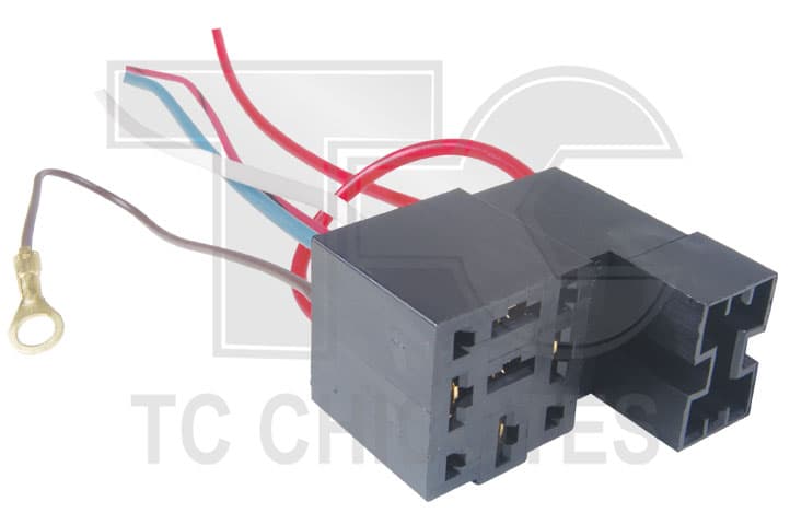 BASE PARA RELE 5 SAIDAS COM PORTA FUSIVEL