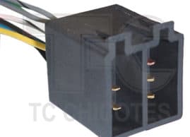 CHICOTE P/INST SOM UNIVERSAL MACHO 12 FIOS 16 VIAS