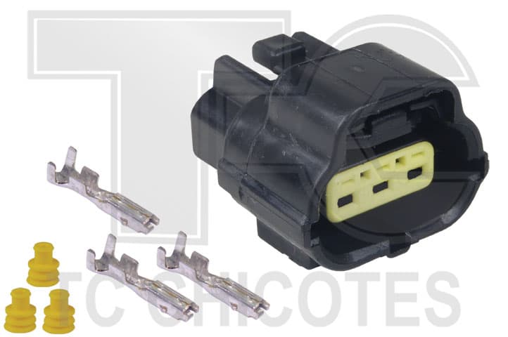 CONECTOR 3 VIAS SENS.POS.BORB.