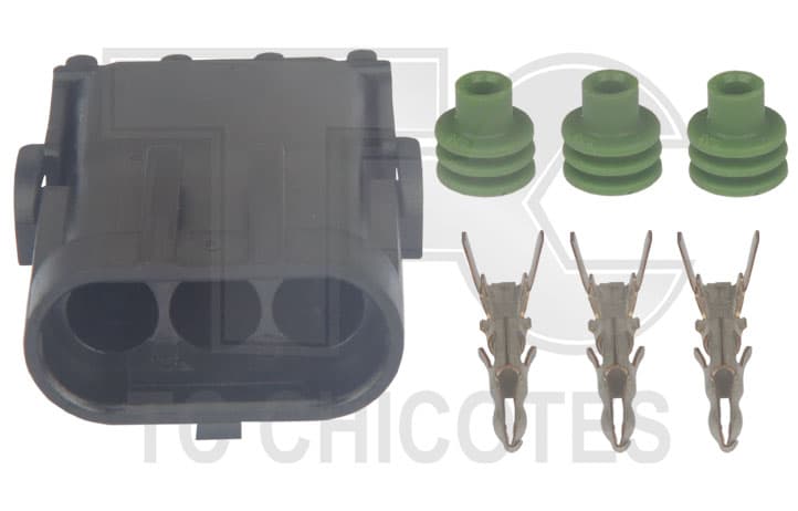 KIT CONEC 3 VIAS SONDA LAMBDA OMEGA