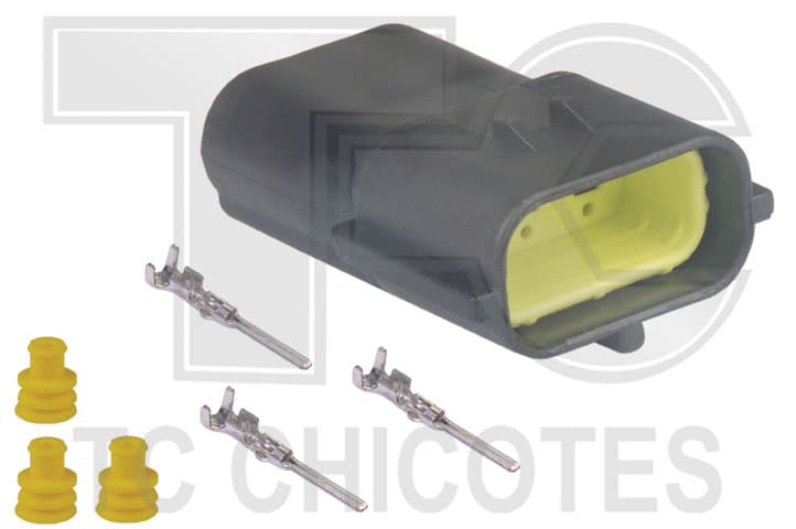 CONECTOR 3 VIAS SENS.BORB.