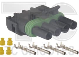 KIT 4 VIAS CHICOTE P REPARO INJ ELETR