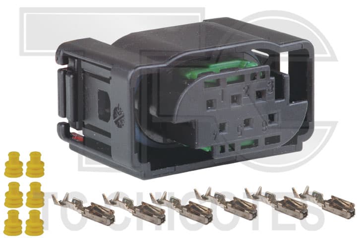KIT REPARO 6 VIAS SENSOR BORBOLETA FIAT