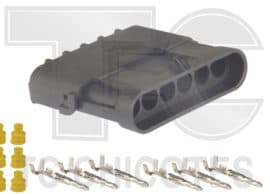 KIT 6 VIAS P REPARO INJ ELET PORTA MACHO