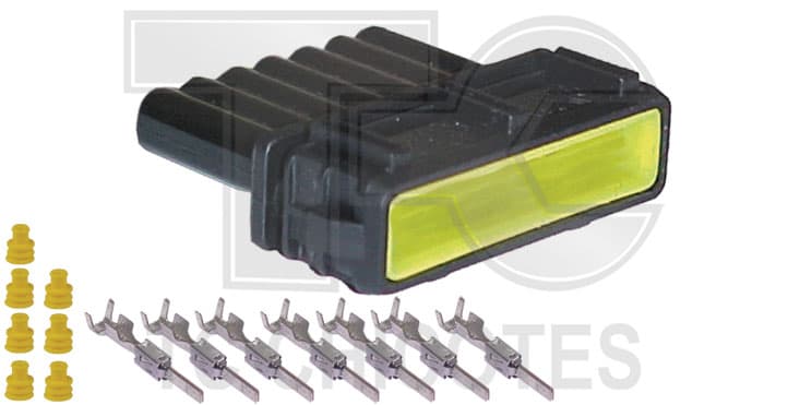 KIT CONECTOR 7VIAS S/FIO VAO DO MOTOR TIPO BULDOG