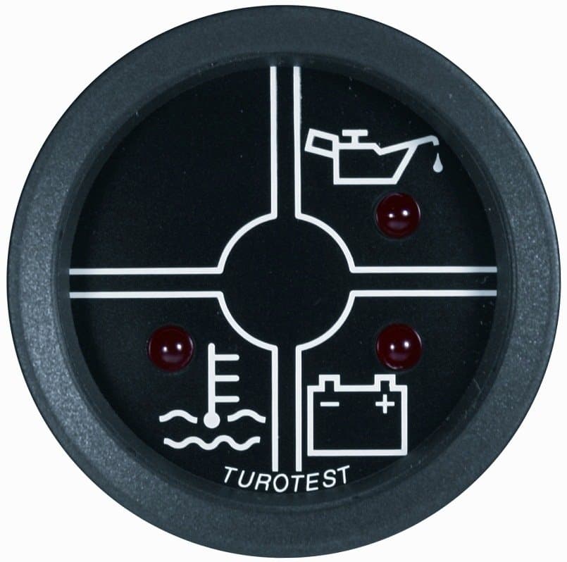 SINALIZADOR DE FUNÇÕES 52MM 3 LEDS 12V