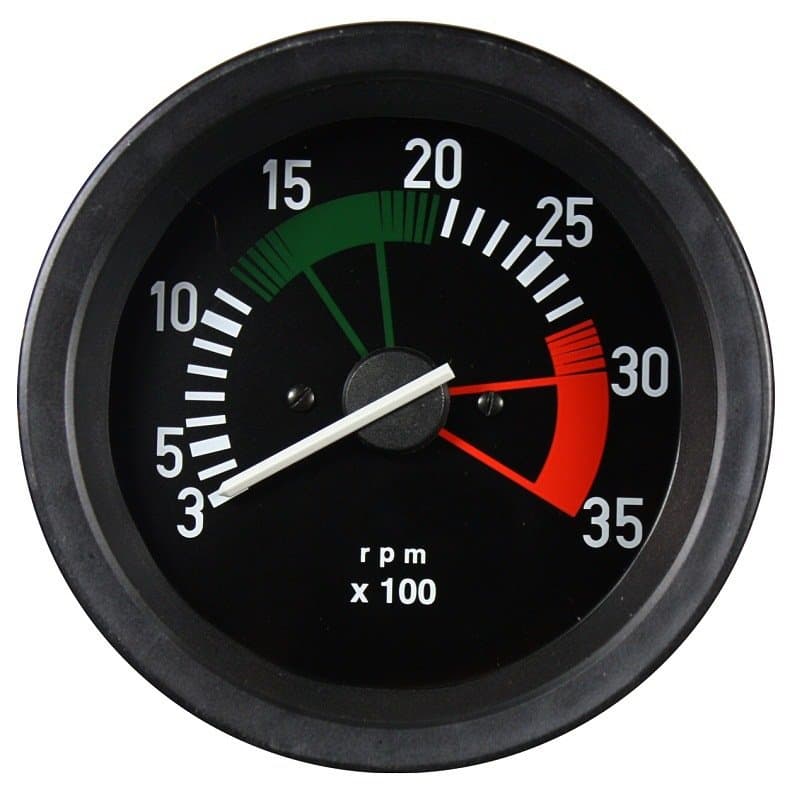 TACÔMETRO (CONTAGIROS) 100MM 3.500 RPM 12V