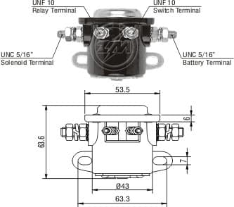 AUT. AUX. BOSCH MOTORCRAFT 12V FORD E GM UNIVERSAL