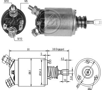 AUT. 12V BOSCH JD MB >76 C/PARAFUSO AGRALE VALMET