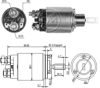 AUT. 12V BOSCH JD MB CASE CBT PARAF. PARALELO
