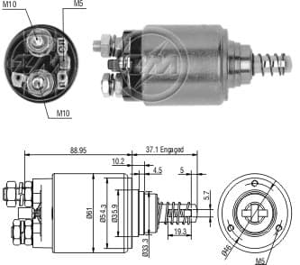 AUT. 12V BOSCH JF MB 76> IVECO