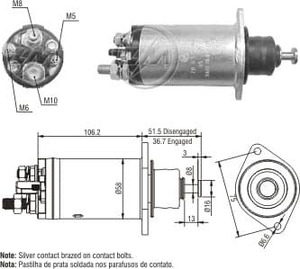 AUT. 24V 28MT DELCO MB 712 912 914 915 1215 1418